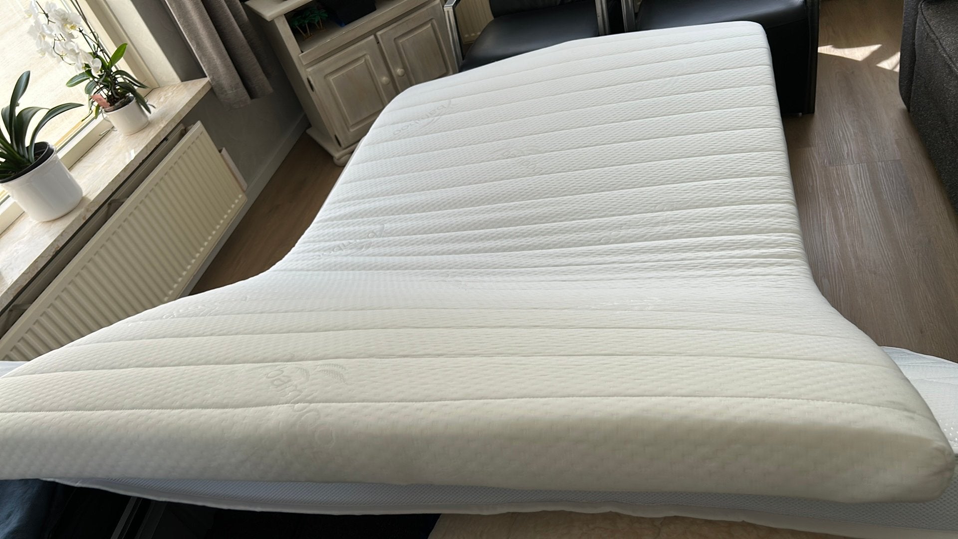 Top dek matras, Ophalen, Zo goed als nieuw, Eenpersoons, 90 cm