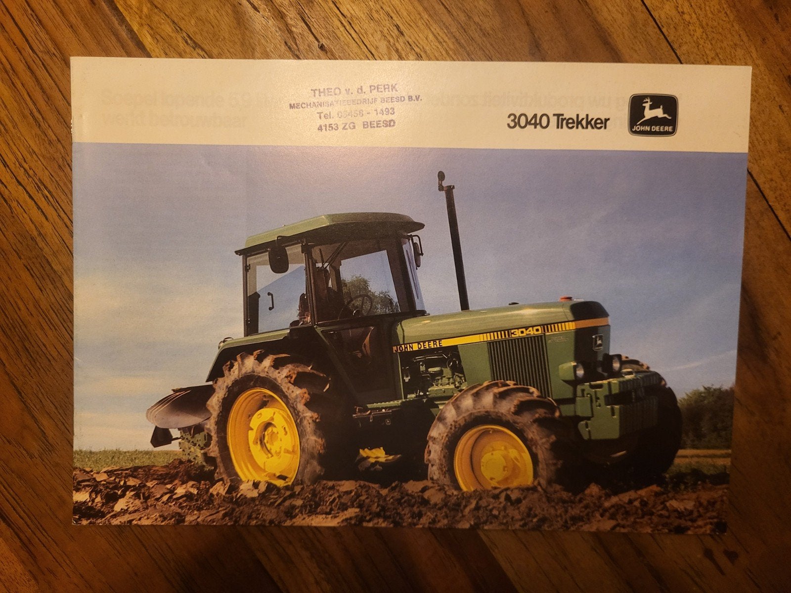tractor folder John Deere 3140, Boeken, Catalogussen en Folders, Ophalen of Verzenden, Zo goed als nieuw