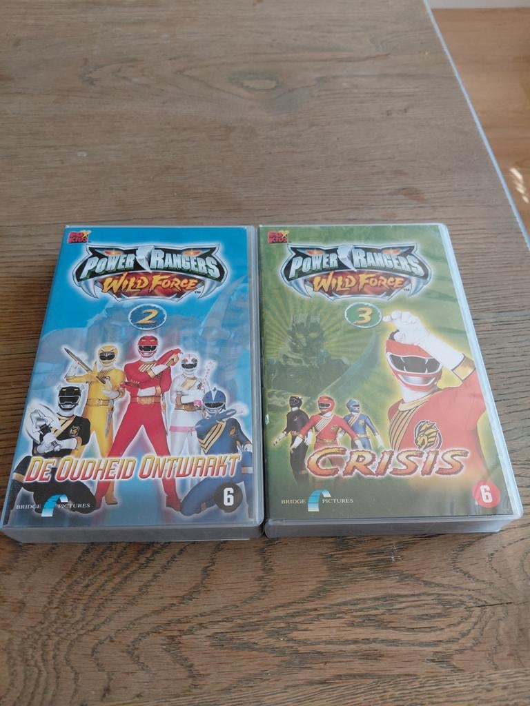 Power Rangers Wild Force 2 en 3 op videoband., Cd's en Dvd's, VHS | Kinderen en Jeugd, Vanaf 6 jaar, Ophalen of Verzenden, Gebruikt