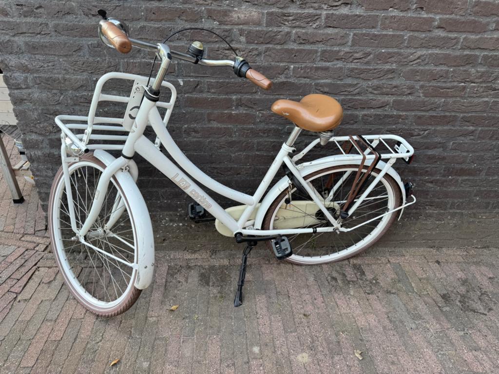 Cortina meisjes fiets, Fietsen en Brommers, Fietsen | Meisjes, Ophalen, Zo goed als nieuw, 26 inch of meer
