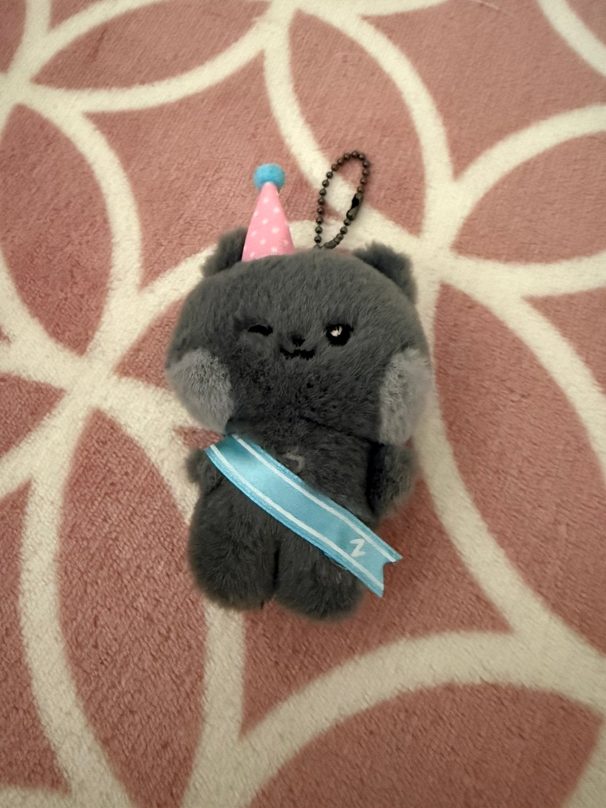 ZB1 Zeroni Woongnini Home Party Pop-Up MD Plush Key Chain, Ophalen of Verzenden, Zo goed als nieuw, Knuffel of Figuurtje