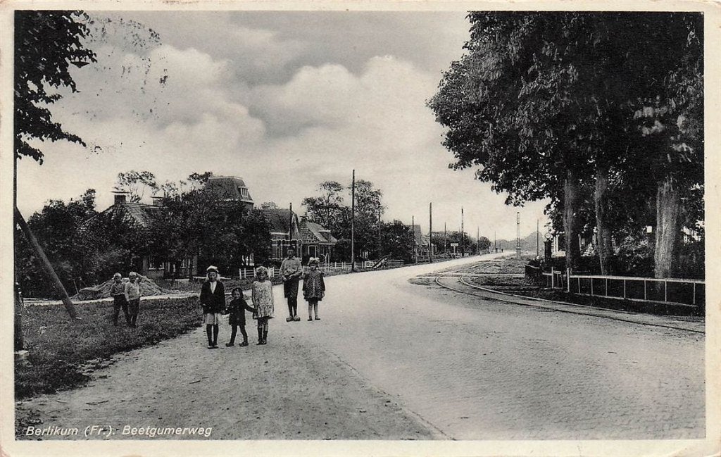 703-027-043 Berlikum (Fr.) Beetgumerweg, Verzenden, Voor 1920, Friesland
