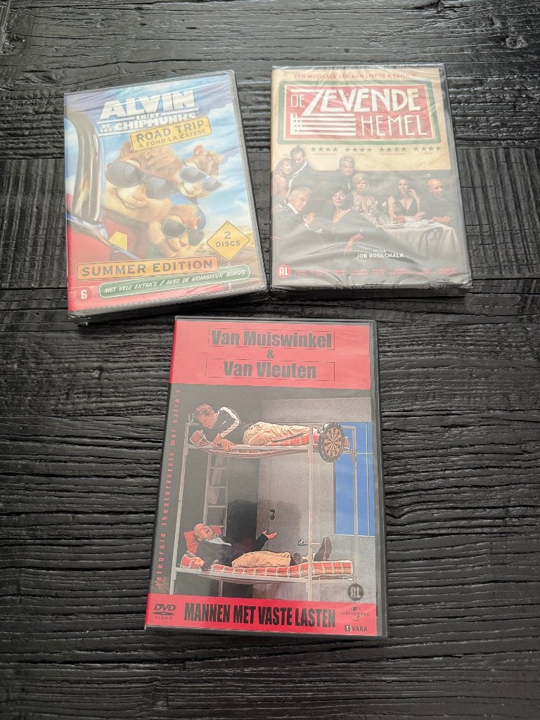 Div. DVD's; Zevende Hemel, Alvin en de Chipmunks, Alle leeftijden, Inclusief doosje, Komedie, Nieuw in verpakking