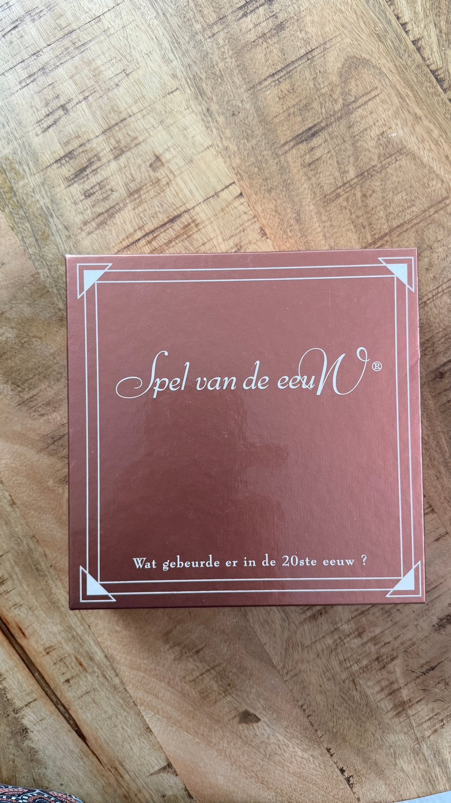 Spel van de eeuw nieuwstaat, Hobby en Vrije tijd, Gezelschapsspellen | Bordspellen, Ophalen, Zo goed als nieuw