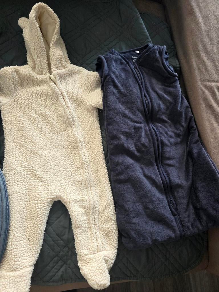 Baby slaapzak en teddy pakje, Ophalen of Verzenden, Gebruikt, Minder dan 70 cm, Slaapzak