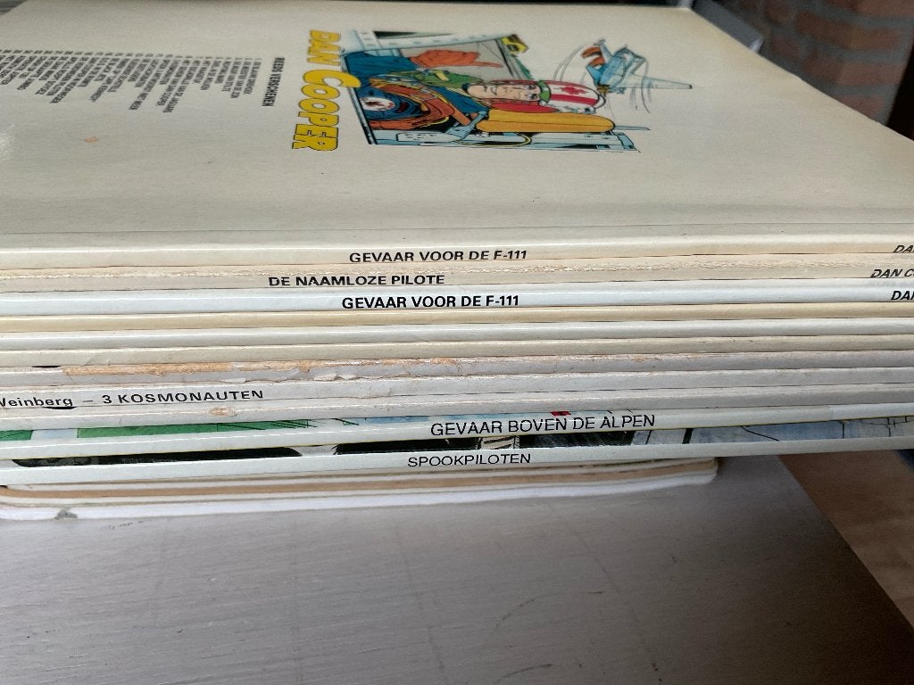Dan cooper, Meerdere stripboeken, Ophalen of Verzenden, Gelezen