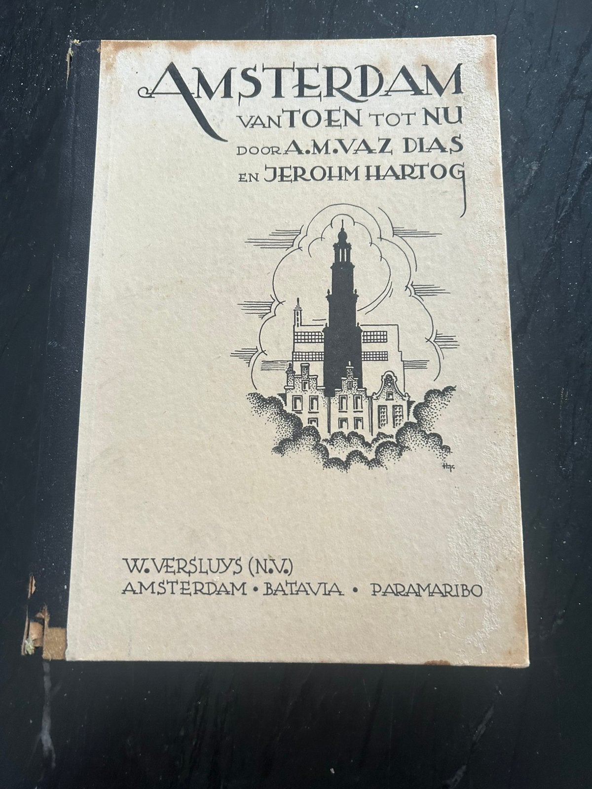 AMSTERDAM VAN TOEN TOT NU 1930, Boeken, Verzenden, Gelezen, A.M.VAZ DIAS en JEROHM HARTOG
