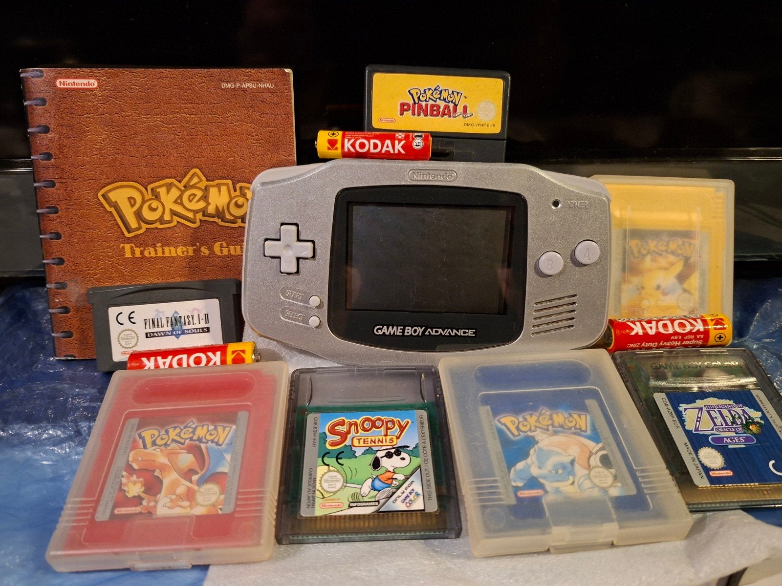Gameboy Advance Pokemon Pinbal Red Blue Yellow Zelda Snoopy, Ophalen of Verzenden, Gebruikt, Game Boy Advance, Met games