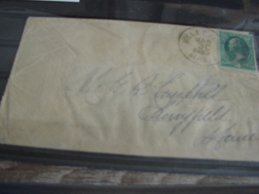 Brief Amerika post  stempel geboorte dag Rooseveld, Postzegels en Munten, Ophalen of Verzenden, Noord-Amerika