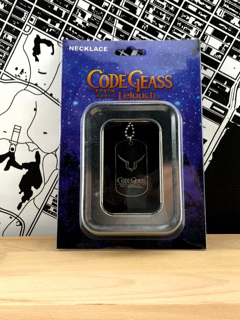 Vintage Code Geass Lelouch Dog Tag Ketting Bandai Anime, Ophalen of Verzenden, Zo goed als nieuw, Tv, Kleding