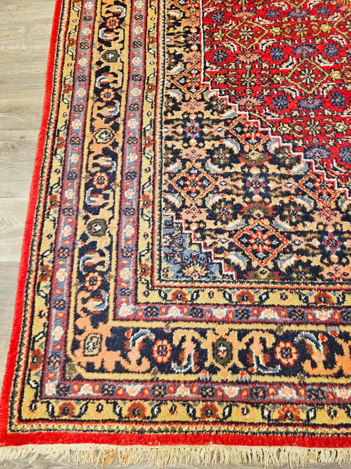 Perzisch Handgeknoopt Bidjar Tapijt. UITVERKOOP! WEG=WEG!, Perzisch, 200 cm of meer, Ophalen of Verzenden, Zo goed als nieuw