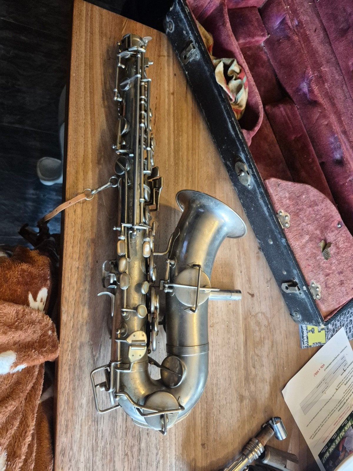 Vintage LIGORE Saxofoon (rond 1920) - Muziekimport GRUBO, Ophalen, Gebruikt, Alt