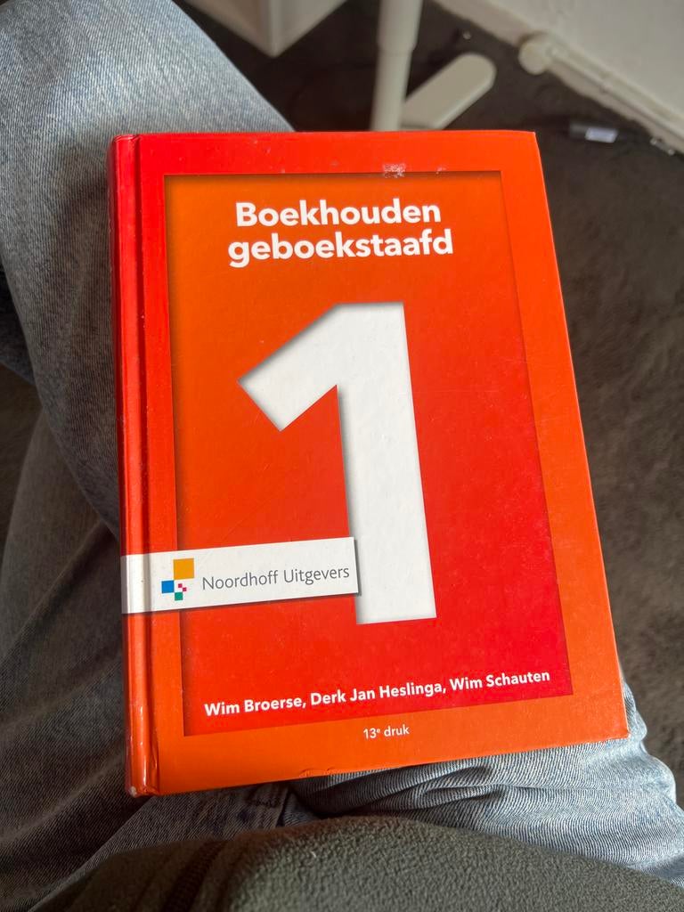 Boekhouden geboekstaafd 1 - 13e druk, Ophalen of Verzenden, Zo goed als nieuw