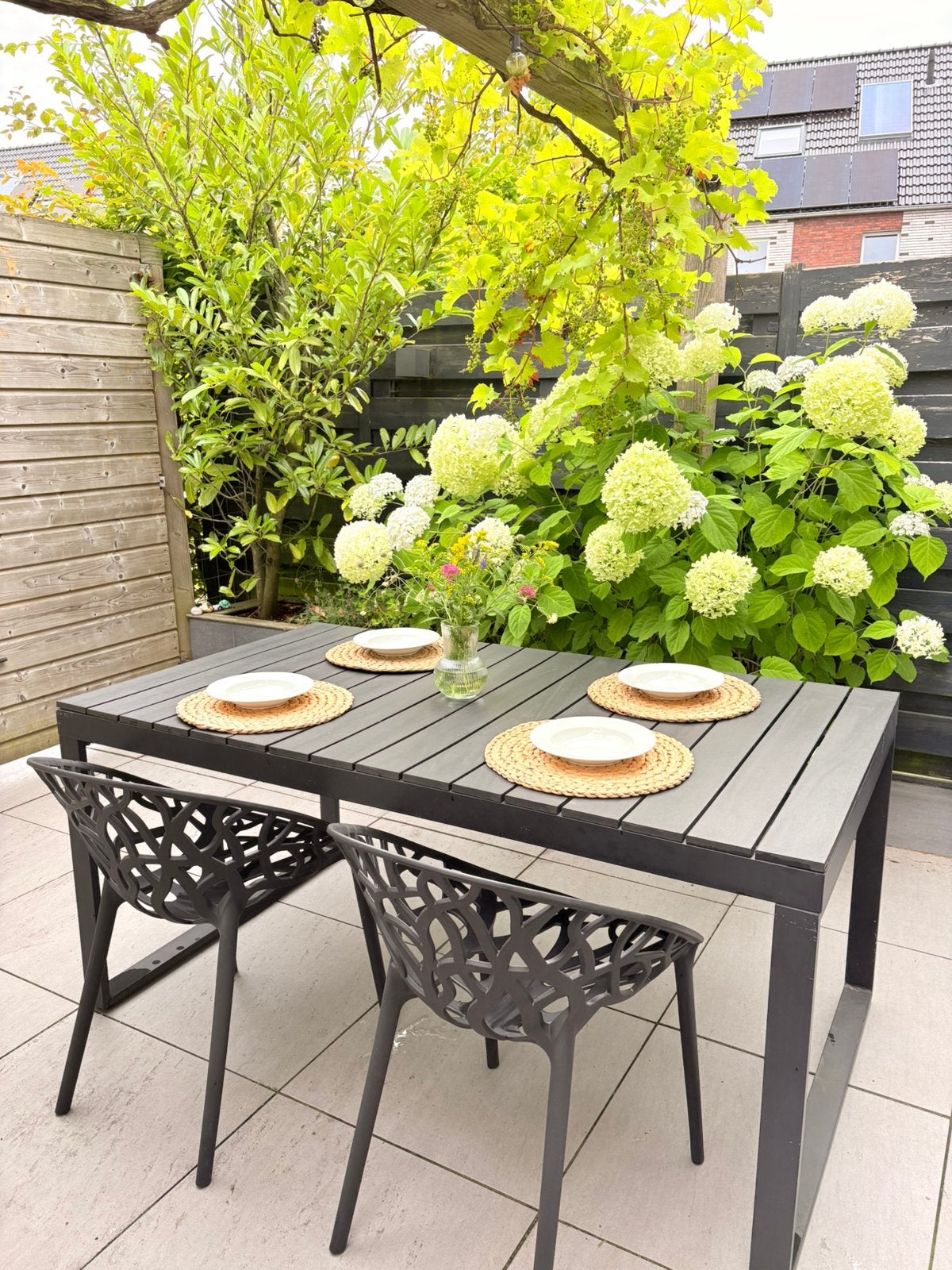 Tuintafel 160 x 90 x 75 cm, Tuin en Terras, Ophalen, 4 zitplaatsen, Gebruikt, Eettafel
