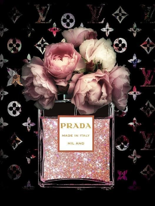 Glasschilderij Ter Halle: Prada, Nieuw, Ophalen of Verzenden, Schilderij, 75 cm of meer