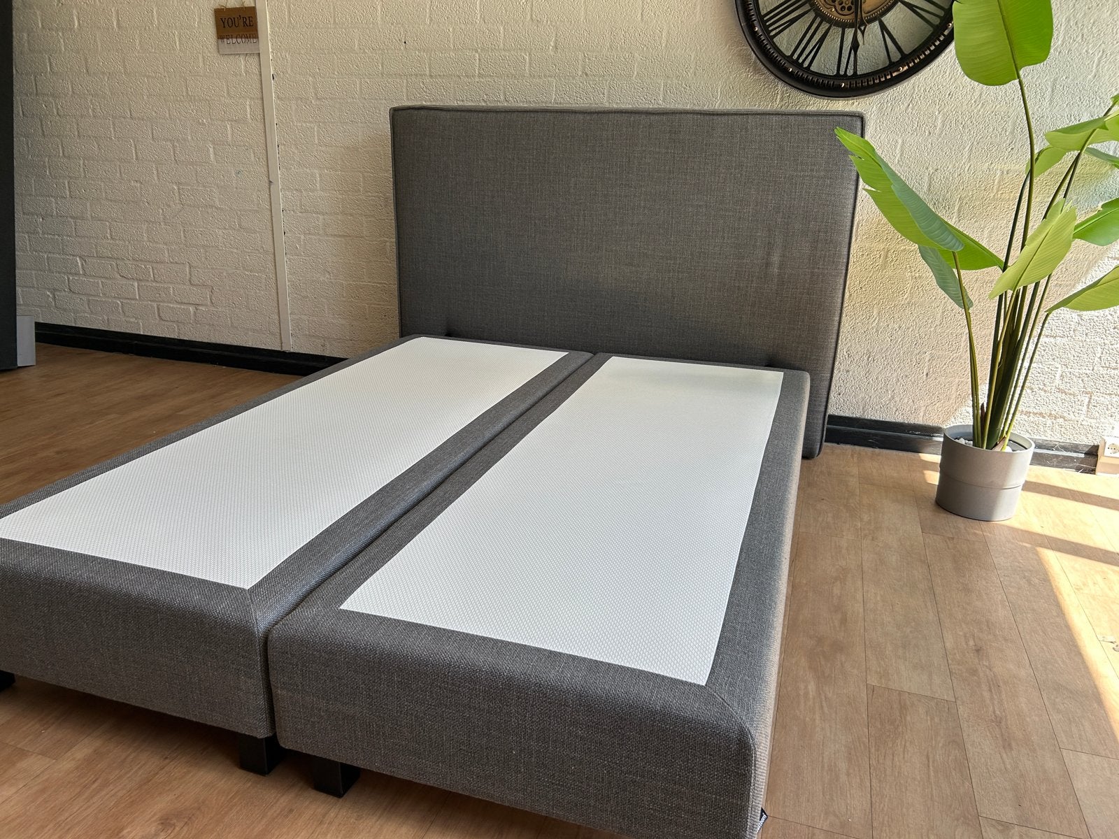 Eastborn boxspring 160x200 cm | super staat [DEMOMODEL], Tweepersoons, Ophalen of Verzenden, Zo goed als nieuw, 200 cm