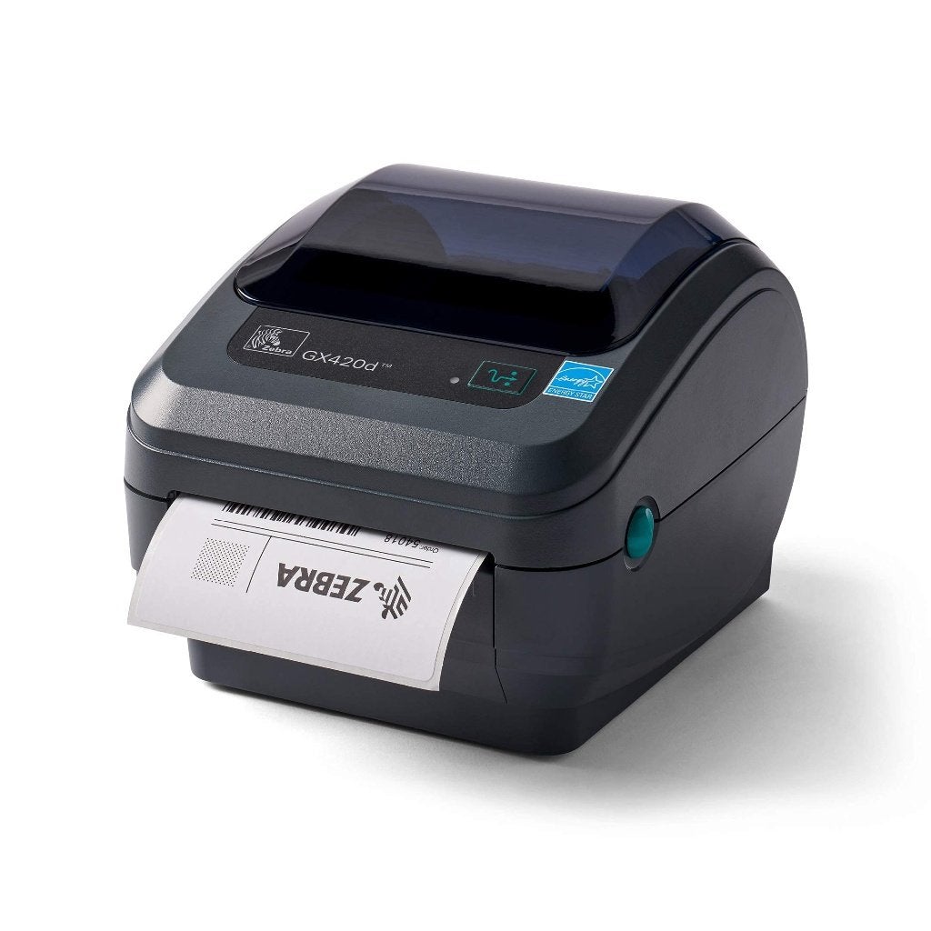 Zebra Labelprinter GX420d LAN (Ethernet) USB + cutter