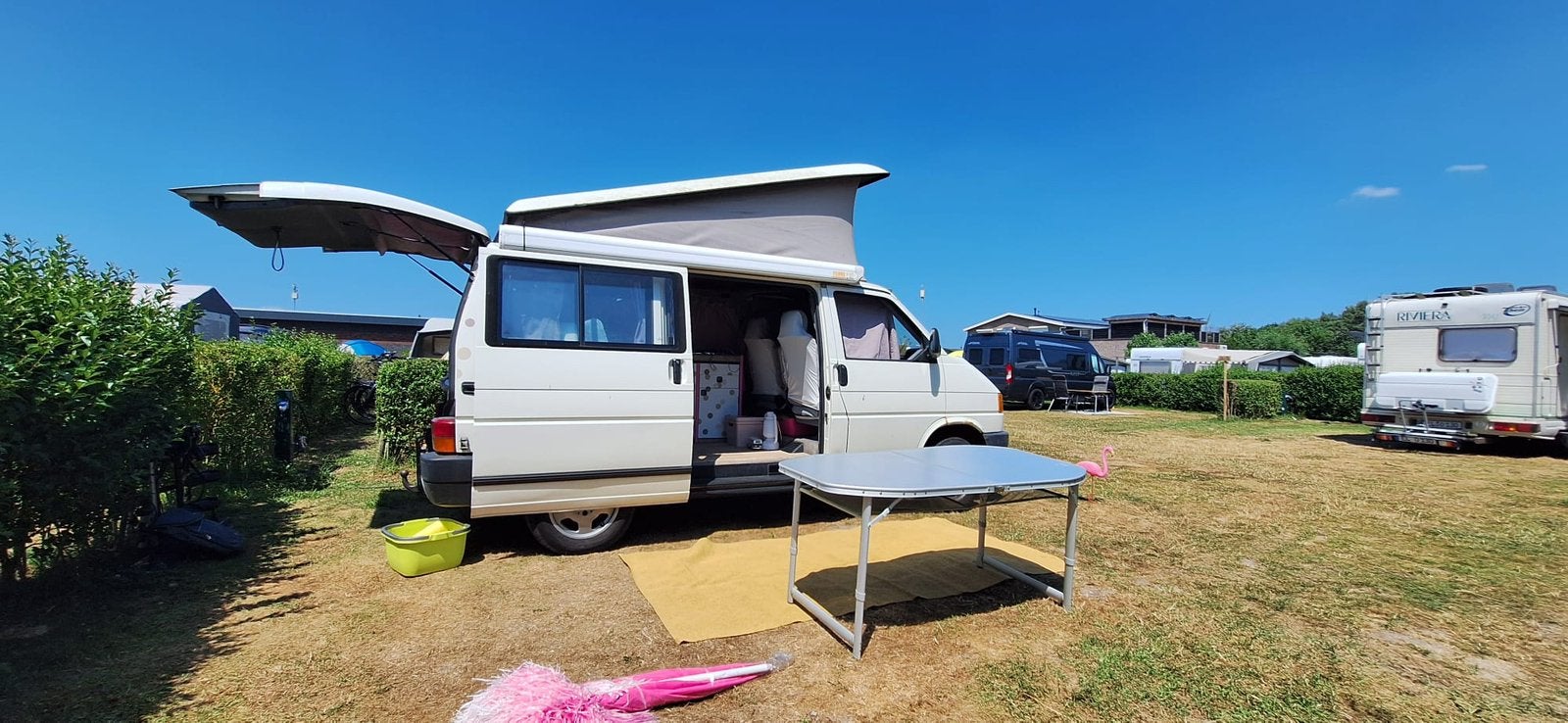 VW T4 Westfalia, bouwjaar 1991 APK 7/2028, Caravans en Kamperen, Campers, Buscamper of Camperbus, Volkswagen, Particulier, Tot en met 4