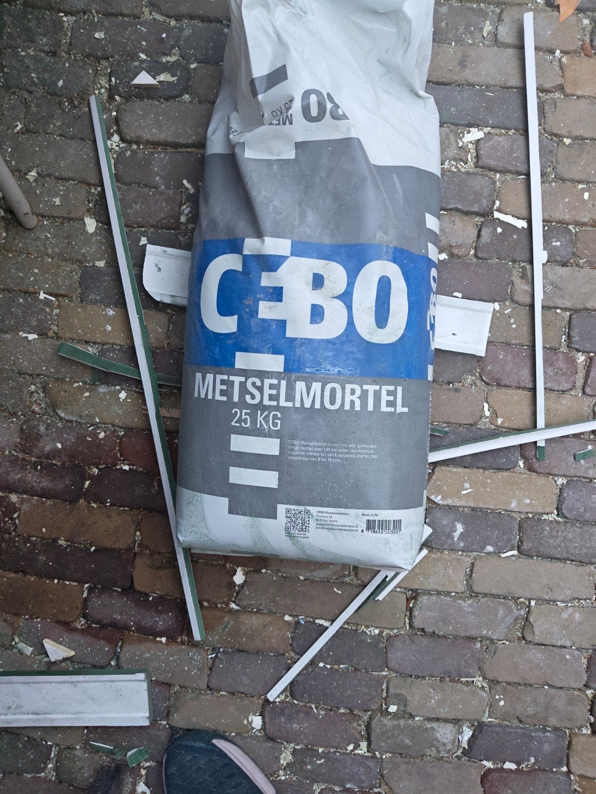 Hele zak Cebo metselmortel 25 kg, Ophalen, Nieuw, Overige typen