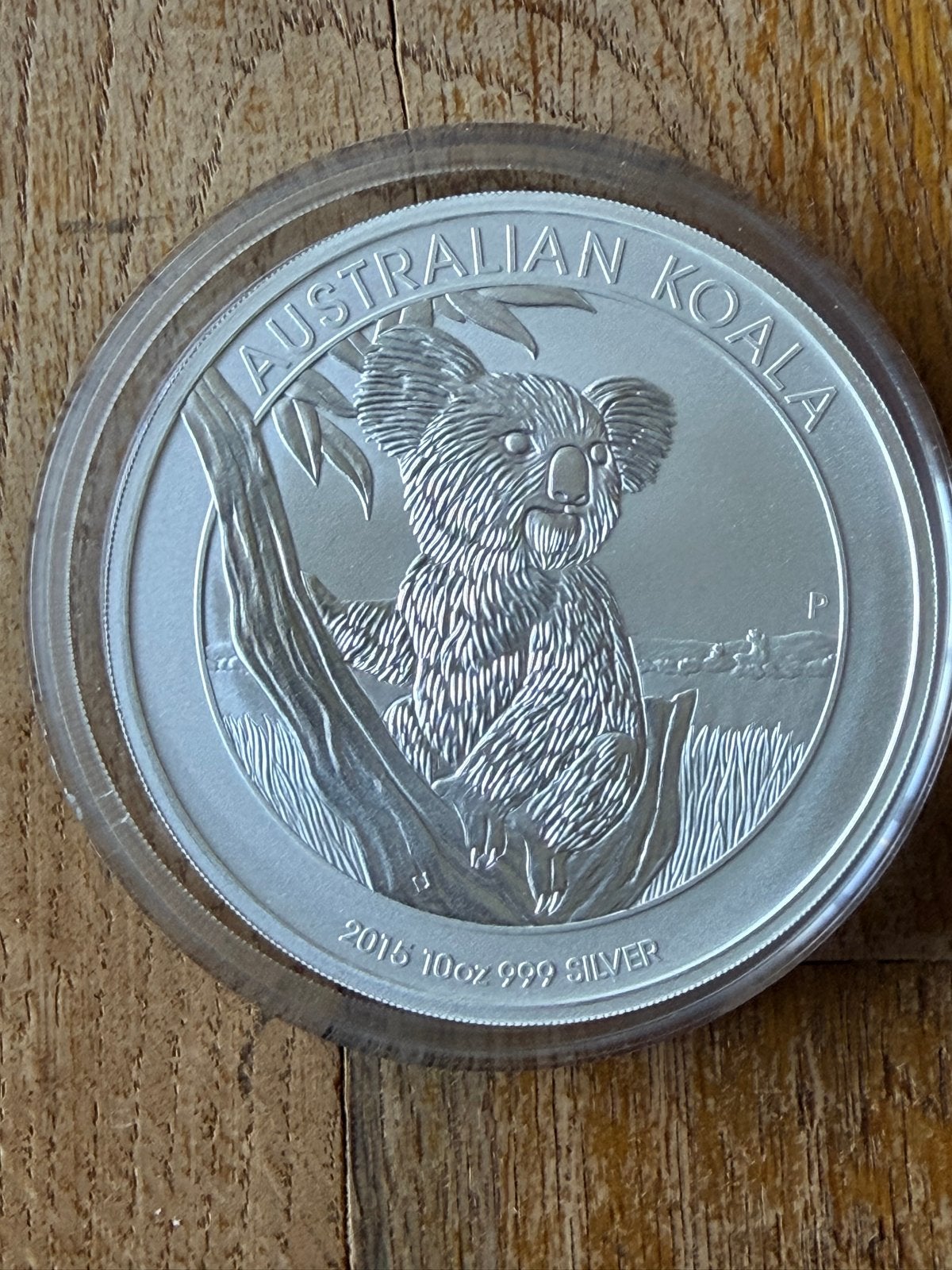 2015 Australian Koala 10 oz 999 Zilveren Munt, Postzegels en Munten, Ophalen of Verzenden, Overige landen, Losse munt, Zilver