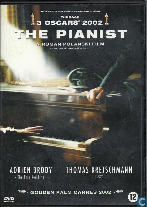 The pianist (Roman Polanski), Vanaf 12 jaar, Ophalen of Verzenden, Zo goed als nieuw