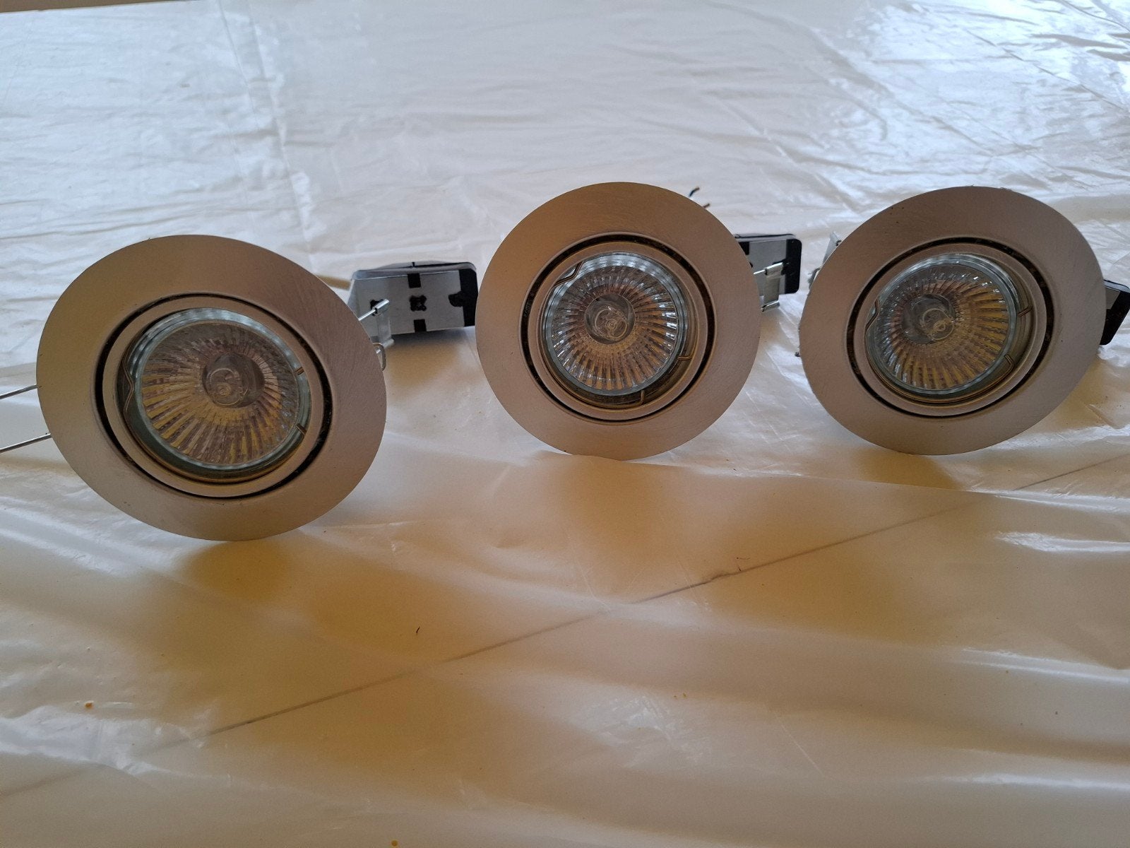 3x inbouw spotjes, Massive, RVS!, Ophalen of Verzenden