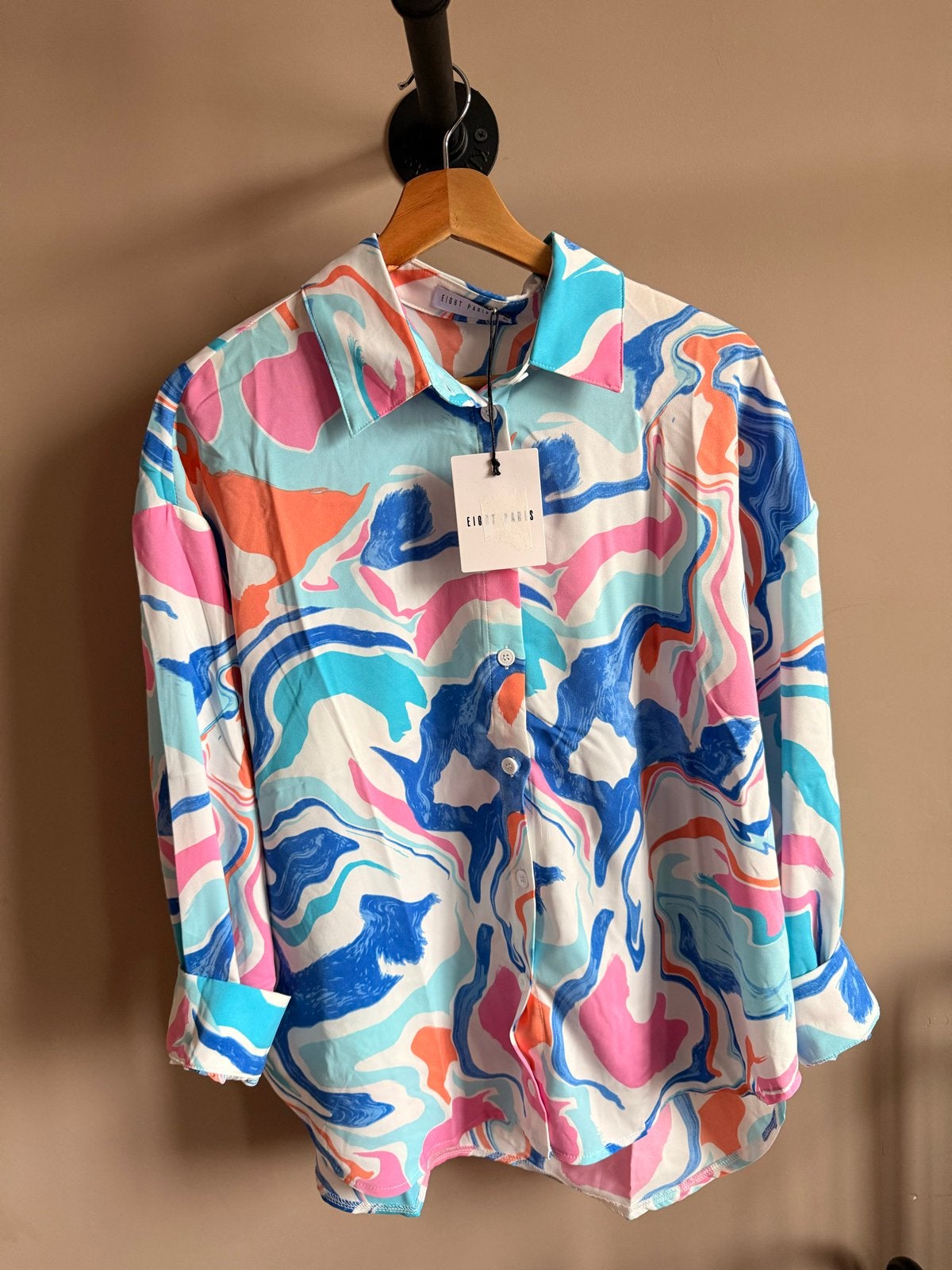 Eight Paris blouse maat S nieuw met prijskaartje, Kleding | Dames, Ophalen of Verzenden, Nieuw, Maat 36 (S), Meerkleurig