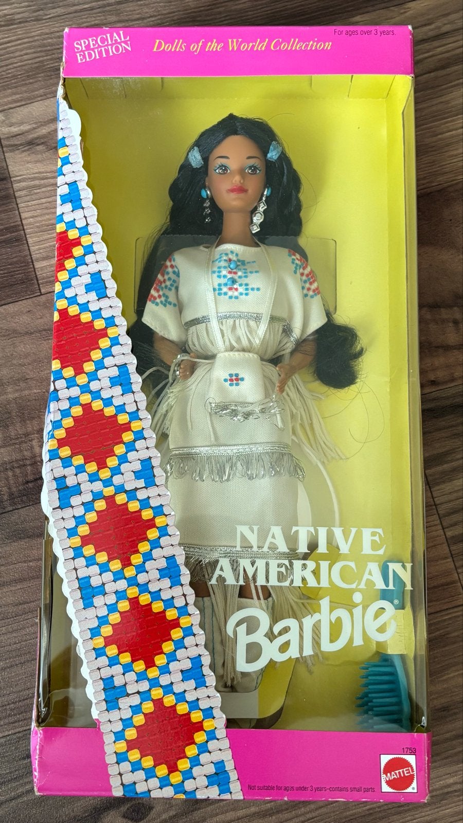Barbie Native American Special Edition Dolls of the World, Ophalen of Verzenden, Zo goed als nieuw, Pop