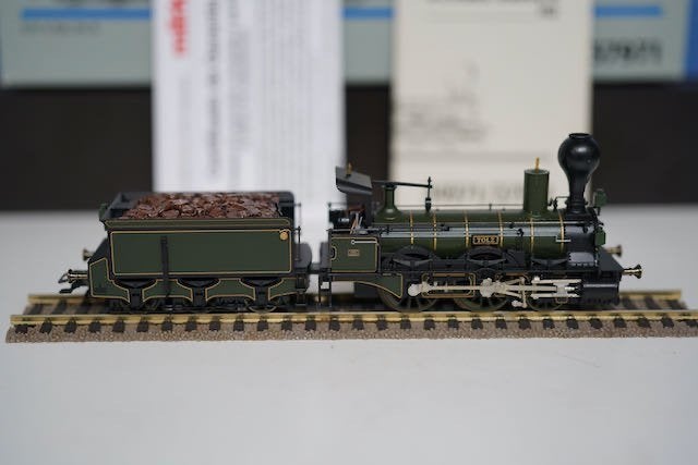 Märklin Stoomlocomotief met Tender 'TOLZ'  Groen K.Bay.Sts.B, Hobby en Vrije tijd, Wisselstroom, Locomotief, Nieuw, Ophalen of Verzenden