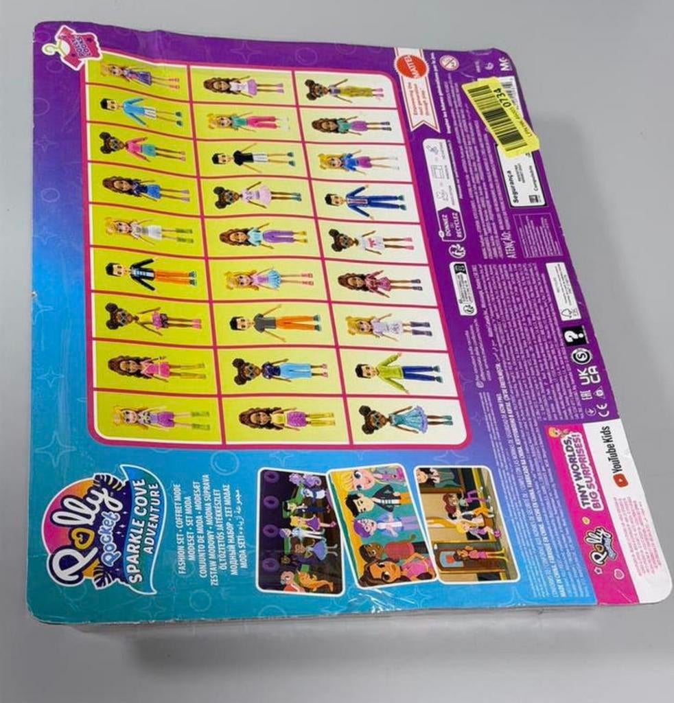 Polly Pocket Fonkelgrot Modeset 47dlg Nieuw poppen + kleding, Overige typen, Nieuw, Ophalen of Verzenden, H