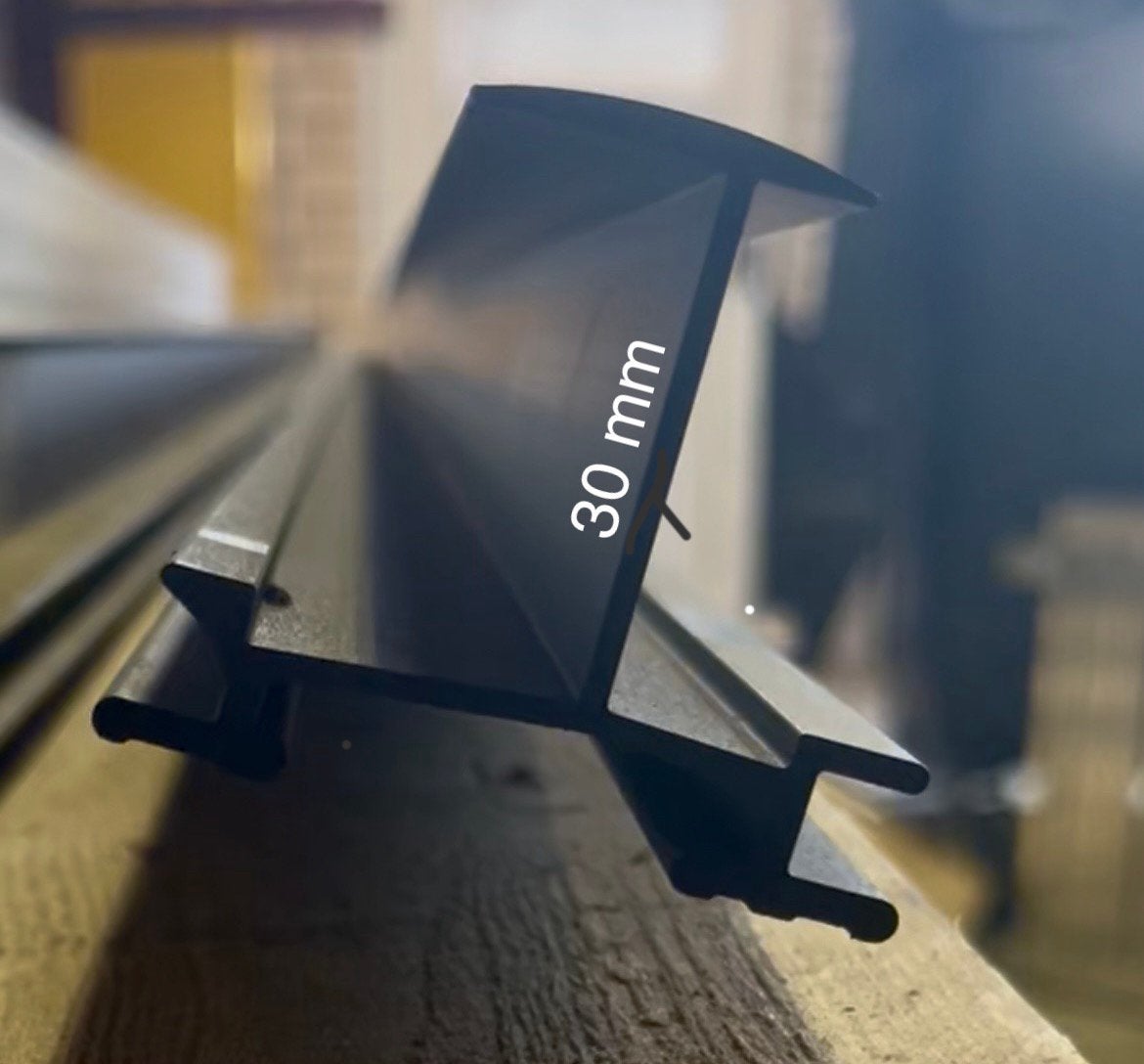 Inlegrail voor zonnepanelen met framehoogte 30 mm, Ophalen, Zo goed als nieuw