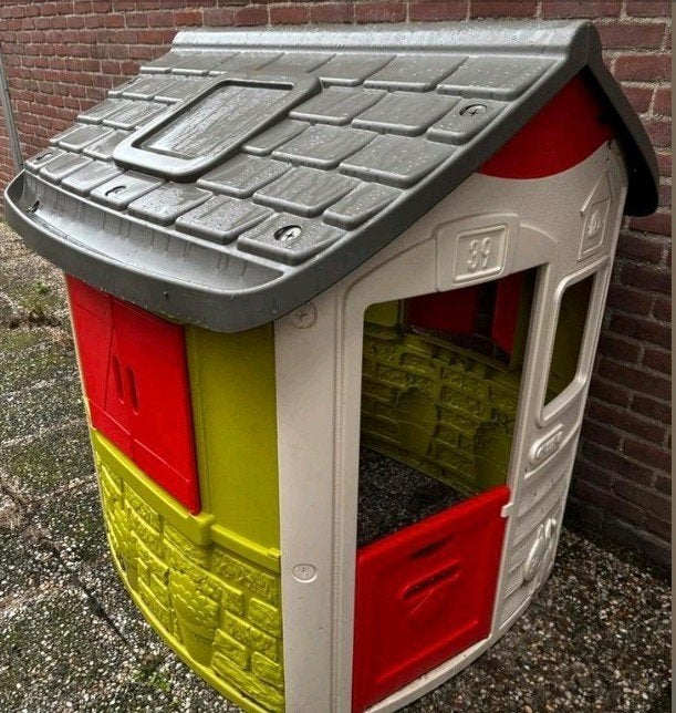 Smoby Huisje en russle speeltoestel boot, Kinderen en Baby's, Speelgoed | Buiten | Speeltoestellen, Ophalen, Zo goed als nieuw