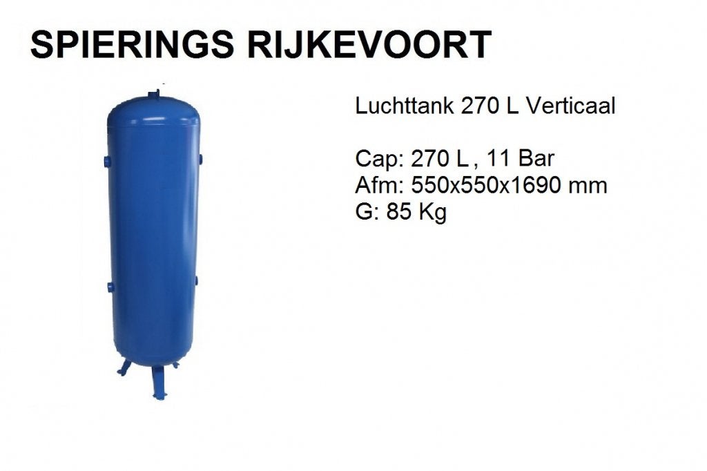 Tank 20L tot 900 Liter drukvat NIEUW EN GEBRUIKT., Niet ingevuld, Niet ingevuld, Nieuw, Ophalen of Verzenden