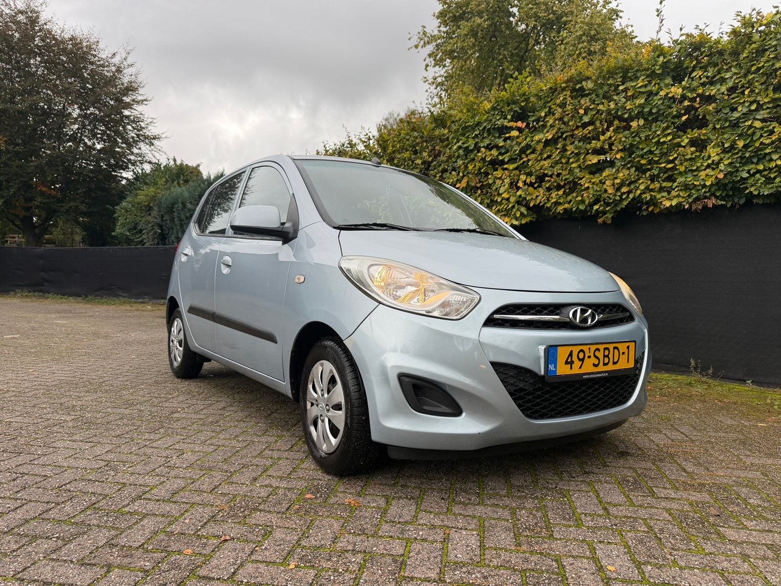 Hyundai i10 1.1 I AIRCO 5DR 2011 Grijs, Auto's, 4 cilinders, 400 kg, Origineel Nederlands, Handgeschakeld