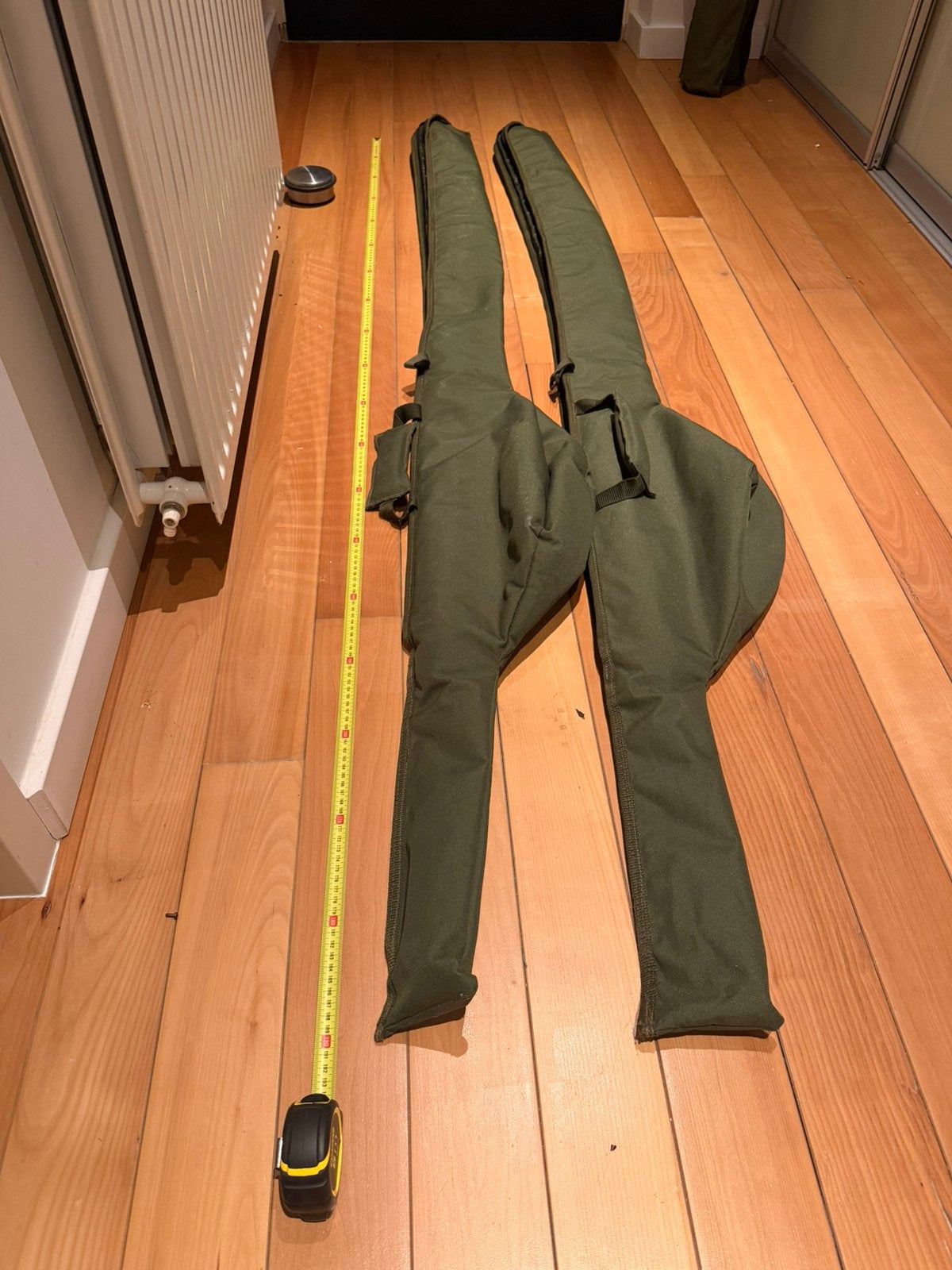 Hengel sleeves 180cm voor een opgetuigte hengel twee stuks, Watersport en Boten, Hengelsport | Karpervissen, Zo goed als nieuw