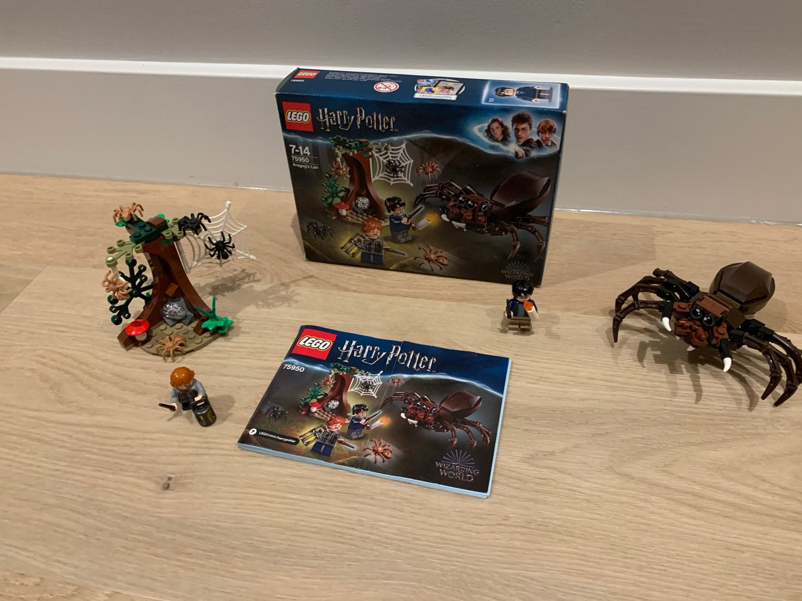 LEGO Harry Potter 75950 Aragog's Hol (complete set), Kinderen en Baby's, Lego, Harry Potter, Ophalen of Verzenden, Zo goed als nieuw