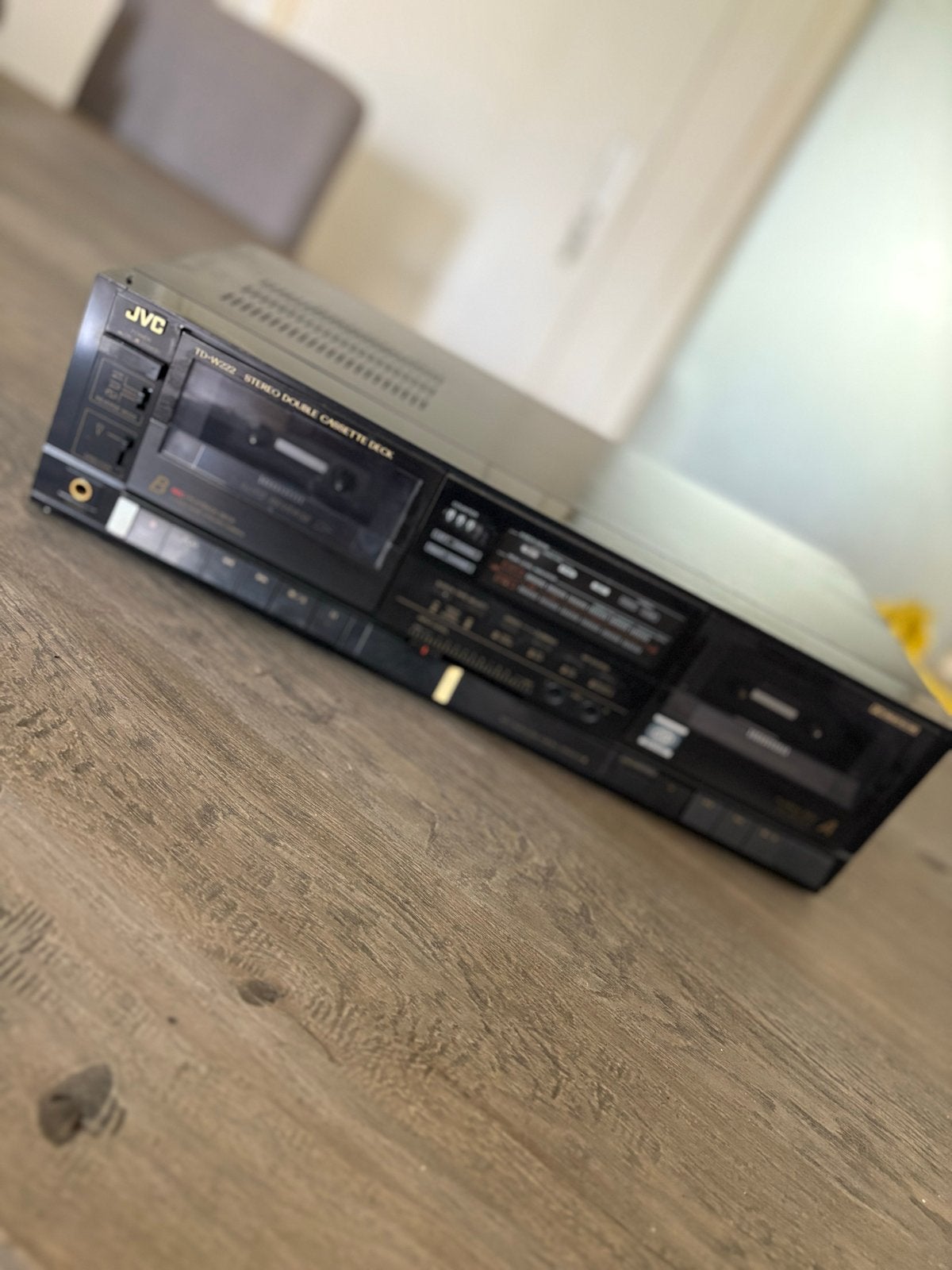 JVC TD-W502 Stereo Dubbel Cassettedeck, Ophalen, Dubbel, JVC, High speed dubbing