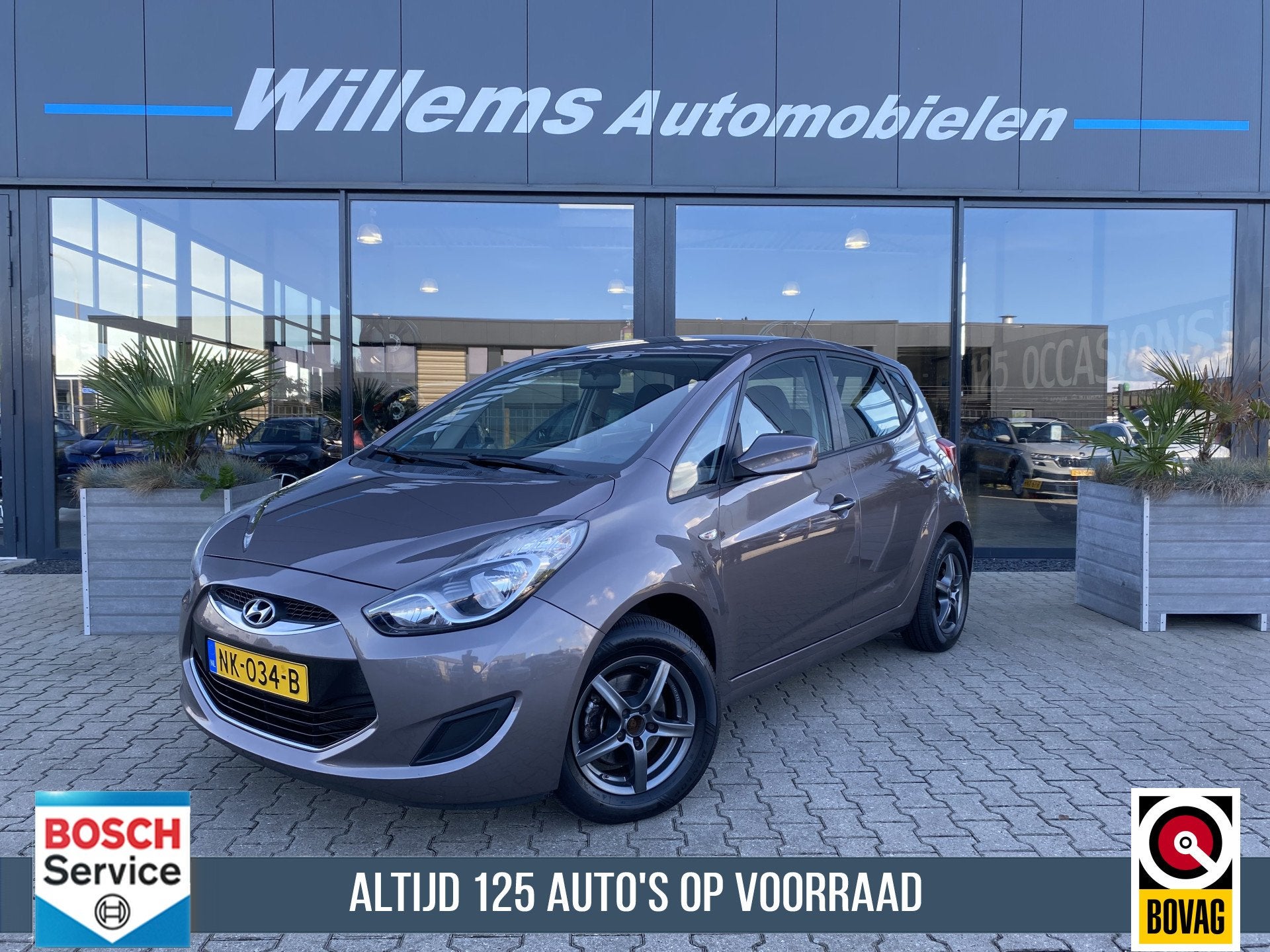 Hyundai ix20 1.4i i-Motion Lichtmetaal & Camera , Trekhaak, Auto's, Voorwielaandrijving, Stof, Gebruikt, Zwart