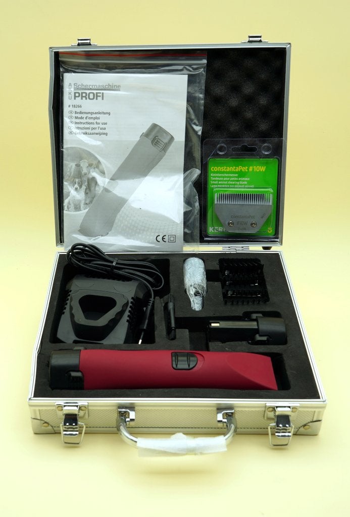 Kerbl Profi Accu-Scheermachine set #18266 – ConstantaPet mes, Dieren en Toebehoren, Overige merken, ., Tondeuse, Ophalen of Verzenden