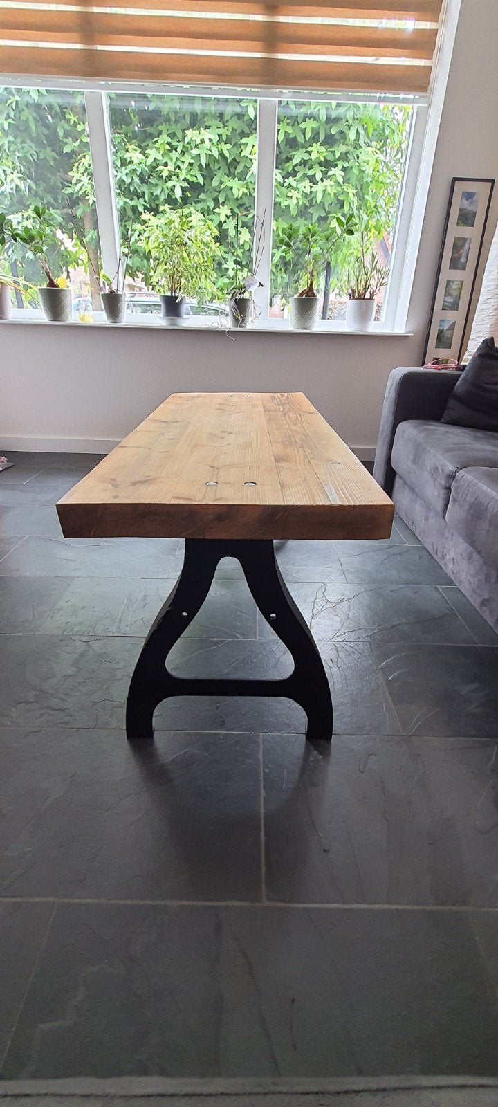 Salontafel industrieel, Ophalen, Rechthoekig, 100 tot 150 cm, 50 tot 100 cm