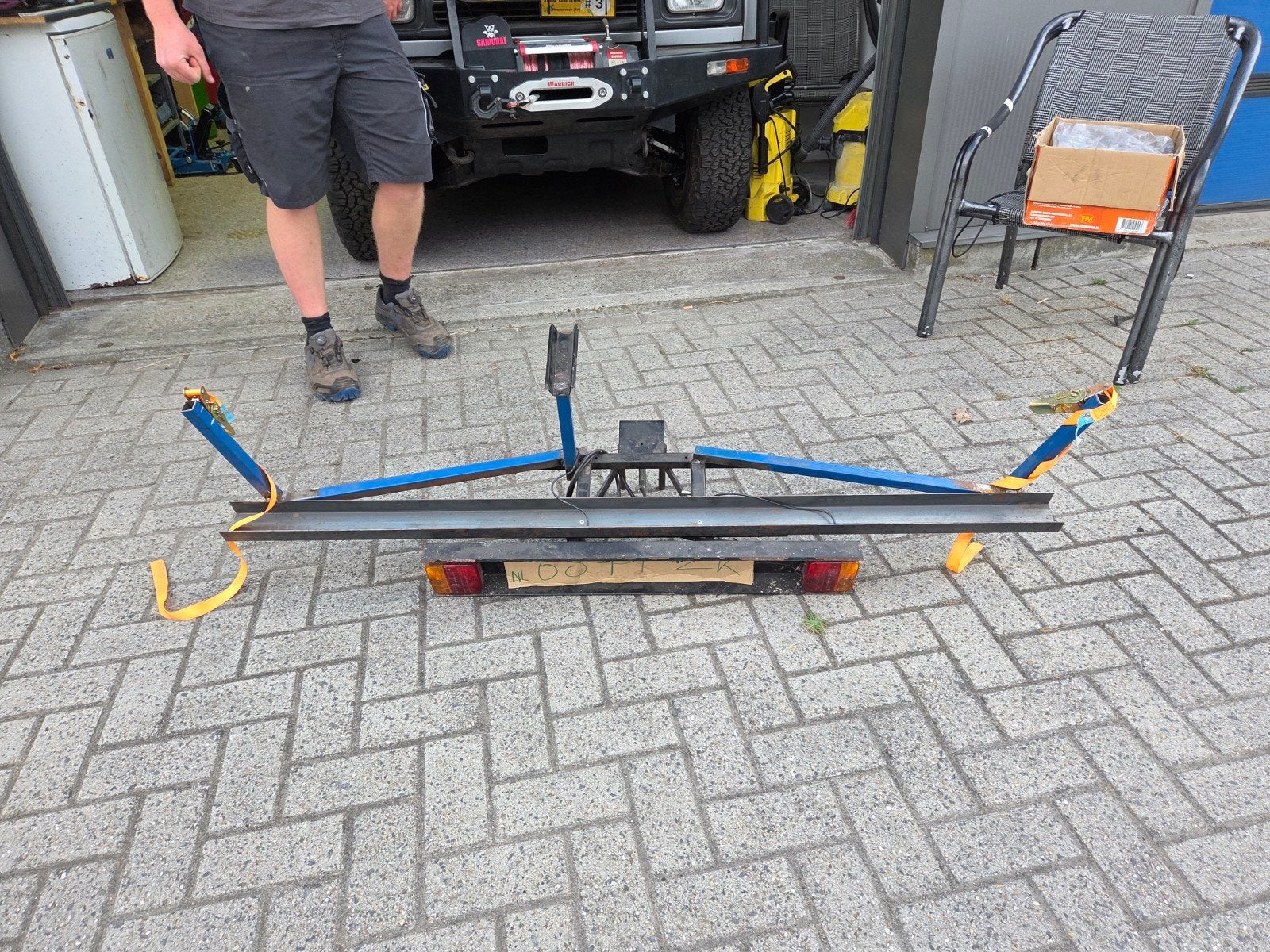 Brommerdrager voor op de auto - robuust en betrouwbaar, Ophalen, Gebruikt