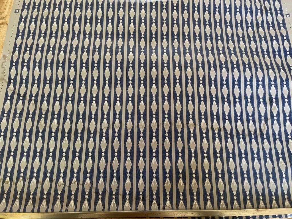 Papier Behang Jaren 30 Brepols Belgisch 15 rollen, Antiek en Kunst, Ophalen
