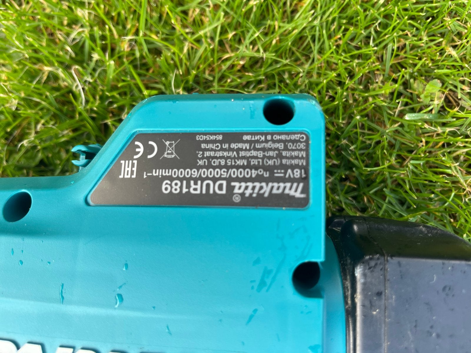 Makita DUR189 Accu Grastrimmer - Zo goed als nieuw, Ophalen of Verzenden, Zo goed als nieuw, 30 tot 50 cm, Accu
