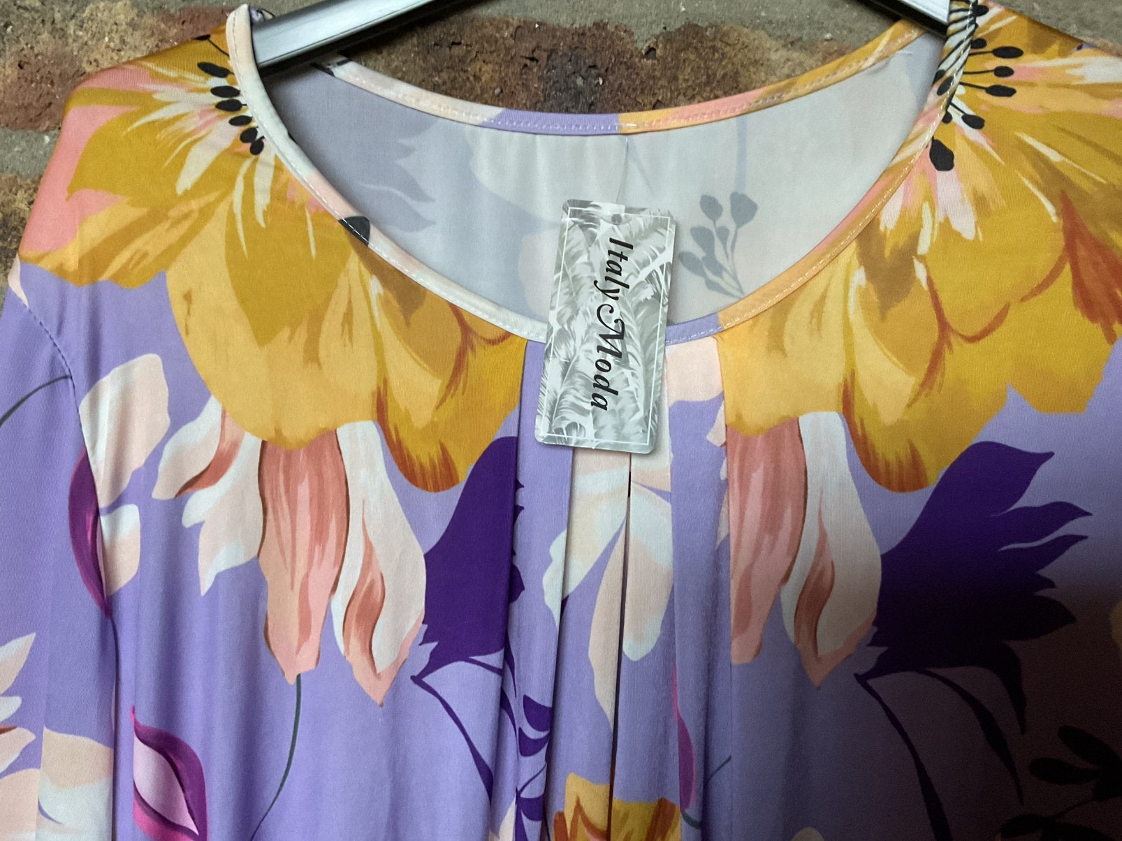 Nieuw! Italy Moda super mooie tuniek, blouson bloemen 46, Ophalen of Verzenden, Nieuw, Maat 46/48 (XL) of groter, Meerkleurig