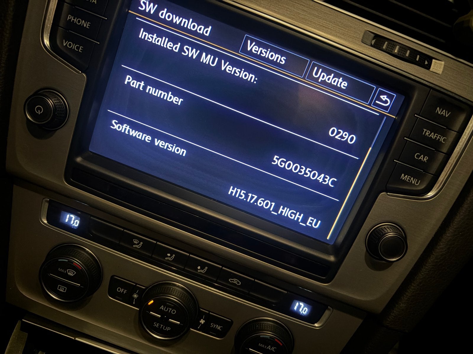 Volkswagen Golf 7 radio navigatie mib1 high, Ophalen of Verzenden, Gebruikt