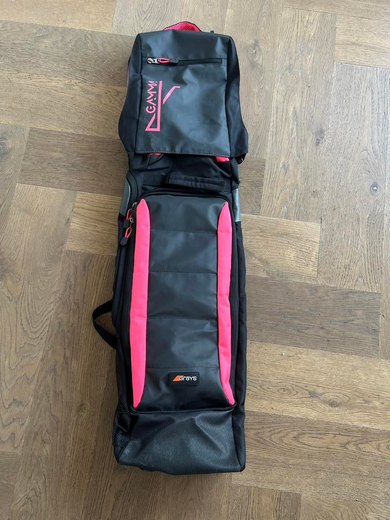 Grays Hockeysticktas Zwart/Roze met Veel Vakken, Ophalen of Verzenden, Zo goed als nieuw, Tas