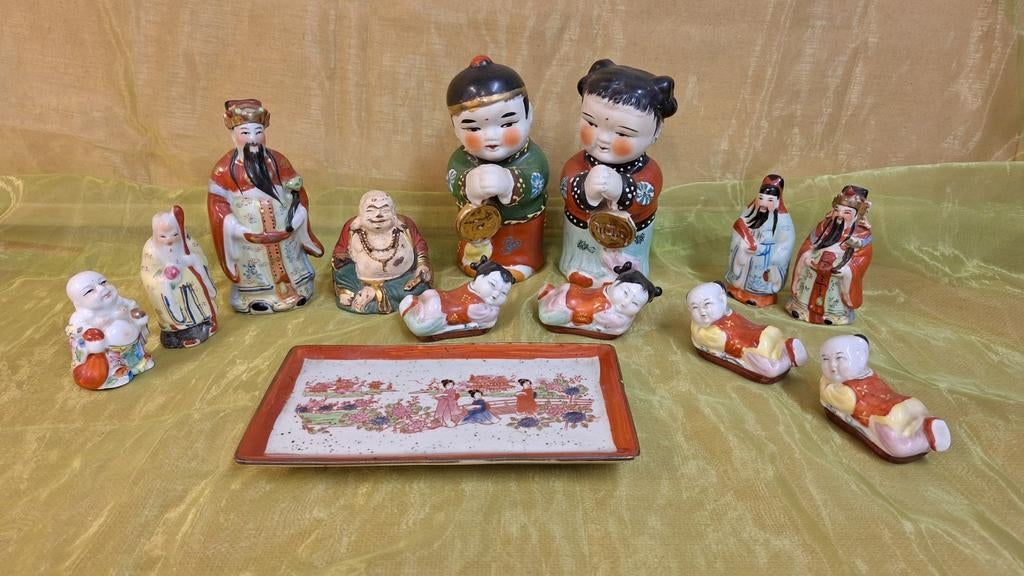Chinese beeldjes, Ophalen of Verzenden, Zo goed als nieuw