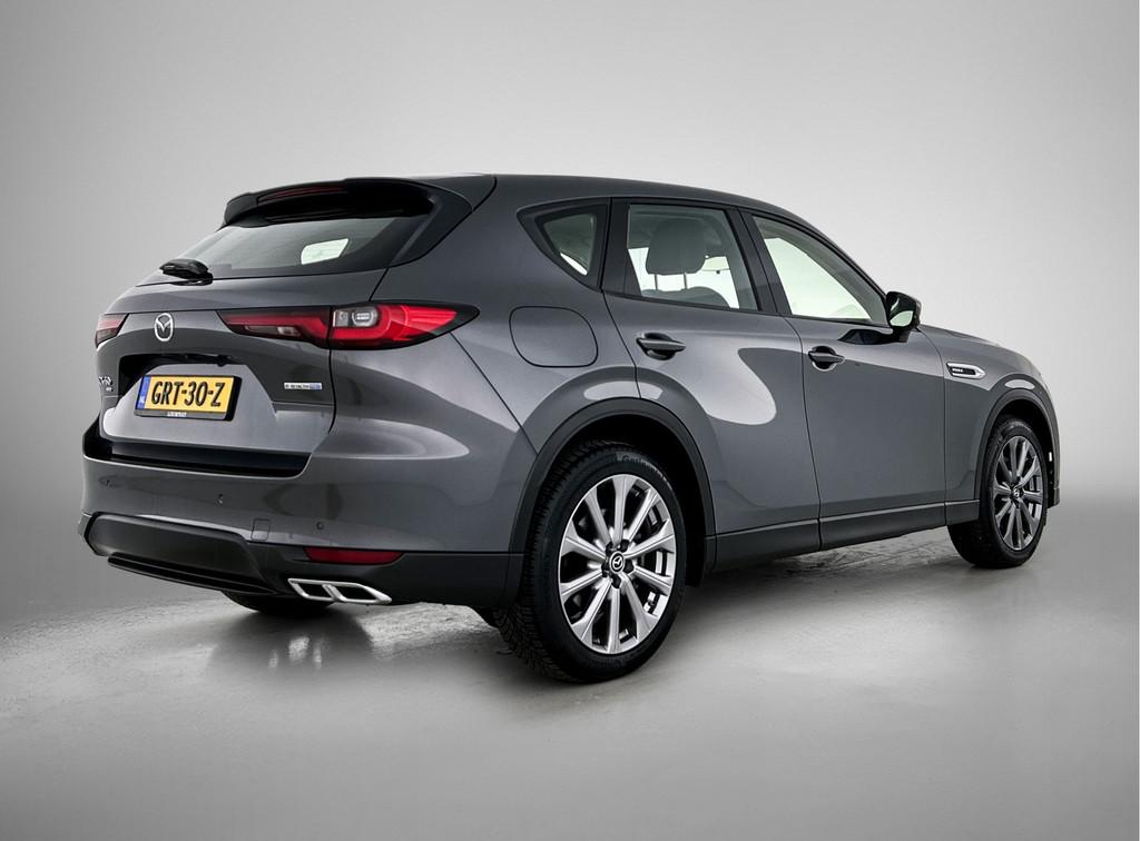 Mazda CX-60 2.5 e-SkyActiv PHEV Exclusive-Line | Leder | Tre, Auto's, Mazda, Automaat, 12 maanden, Stof, Gebruikt