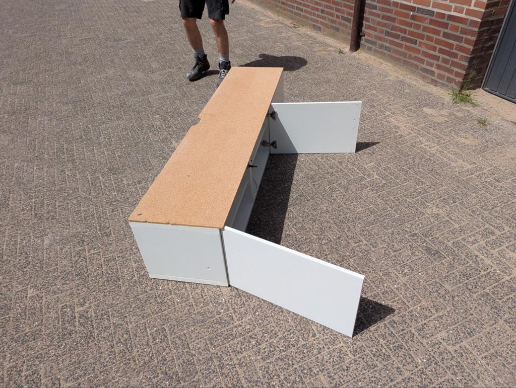 Ikea TV meubel - Gaat weg wegens verbouwing, Huis en Inrichting, Kasten | Televisiemeubels, Ophalen, Gebruikt, 150 tot 200 cm