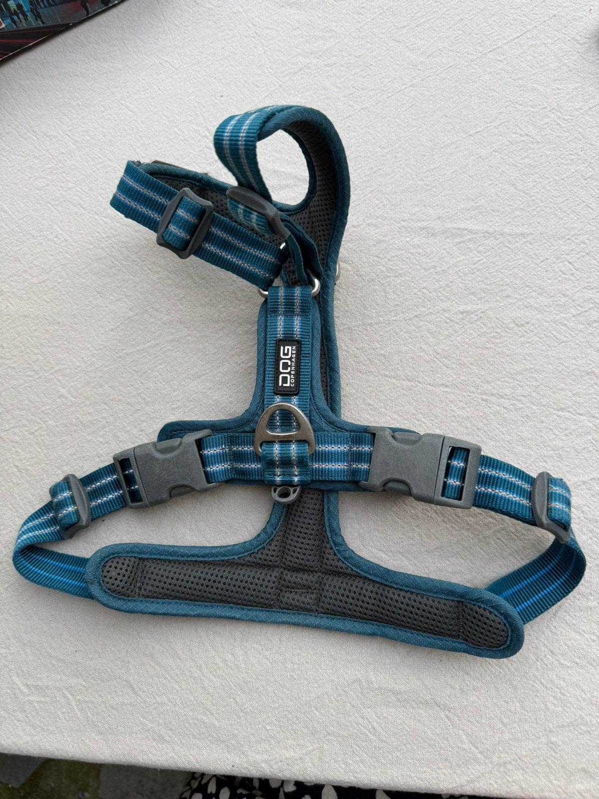 Hondentuigje Dog copenhagen blauw M: 54 - 68 cm, Ophalen of Verzenden, Gebruikt